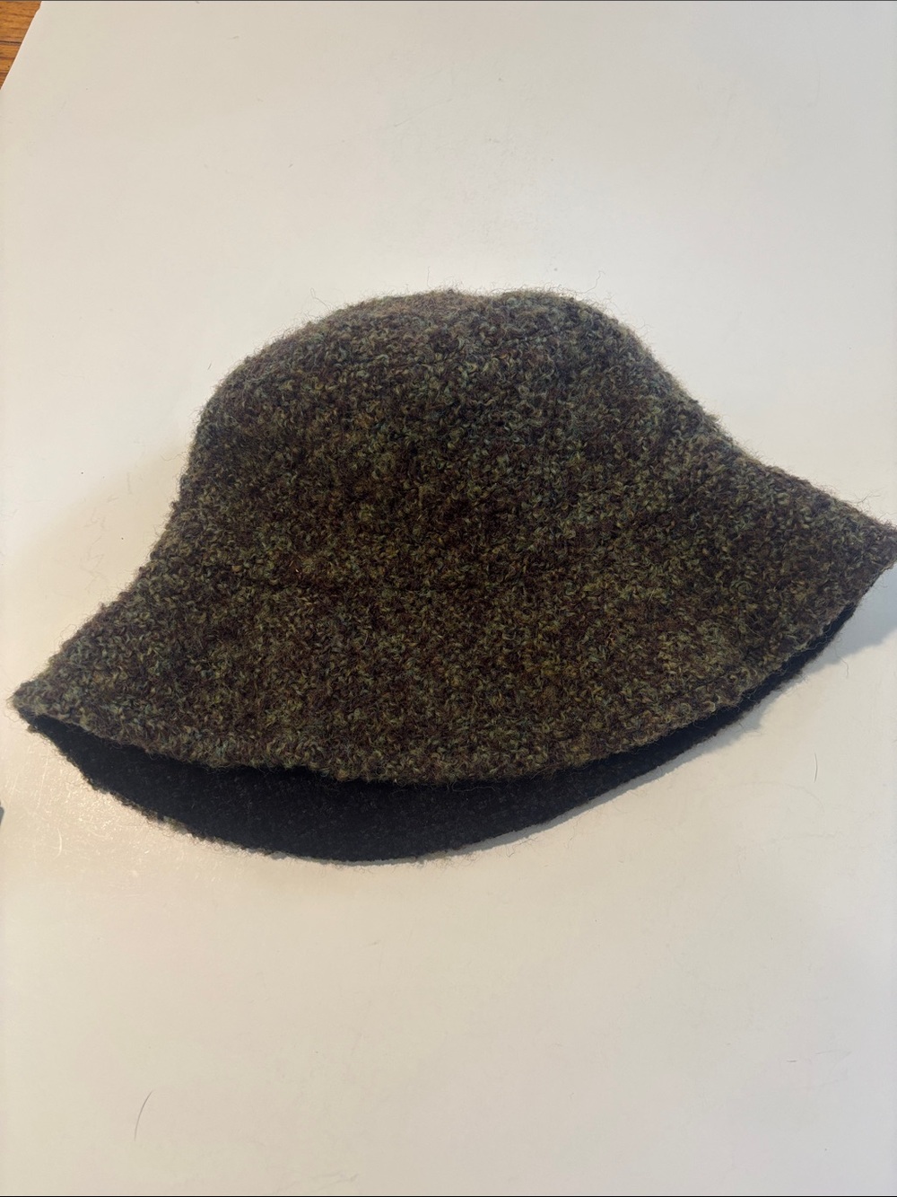 L.L. Bean vintage Olive-Tone Wool Blend Bucket Hat
